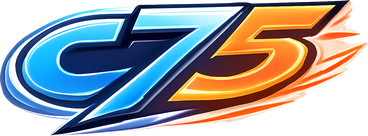 Logo c75 di bilah navigasi